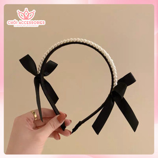 Bờm tóc nữ thời trang ngọc trai nhân tạo phong cách Chồi accessories Y190
