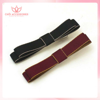 Kẹp tóc nữ nơ Chồi accessories, kẹp tóc thô viền đơn giản thời trang phong cách hiện đại - Y149