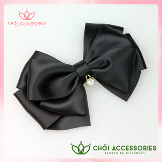 Kẹp tóc nơ nhiều màu hai tầng thời trang thanh lịch Chồi accessories Y210