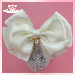 Kẹp tóc nơ nhiều màu hai tầng thời trang thanh lịch Chồi accessories Y210