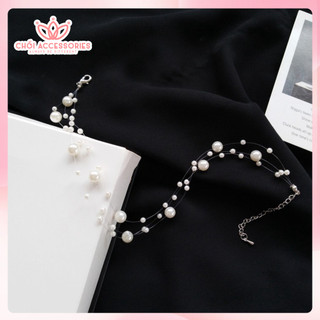 Vòng cổ hạt trại, choker trai nhiều tầng tiểu thư sang chảnh Chồi accessories B137