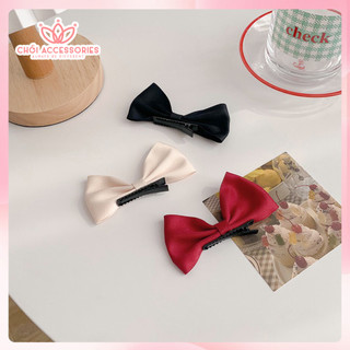 Kẹp tóc nơ ruy băng nữ Chồi accessories, kẹp tóc nữ kẹp tóc bé gái dễ thương - Y140