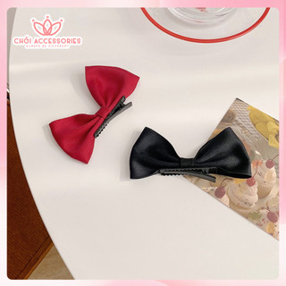 Kẹp tóc nơ ruy băng nữ Chồi accessories, kẹp tóc nữ kẹp tóc bé gái dễ thương - Y140