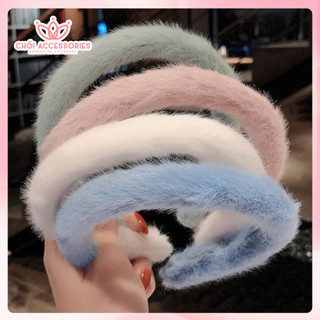Bờm tóc nữ tính Chồi accessories, bờm tóc lông ngắn cho bạn gái sang chảnh - K432