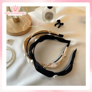 Bờm tóc nữ thời trang Chồi accessories, băng đô thanh lịch cho bạn gái Y185