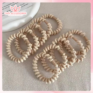 Buộc tóc bạn gái, buộc tóc chun xoắn co giãn thời trang Chồi accessories