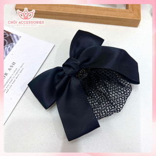 Cặp tóc nơ, cặp búi công sở tiếp viên nhân viên gọn gàng thanh lịch Chồi accessories Y094