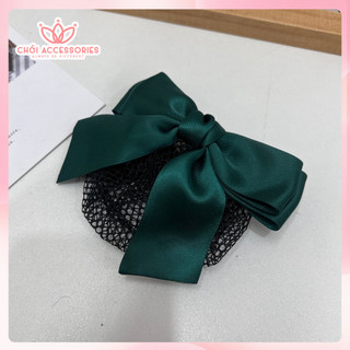 Cặp tóc nơ, cặp búi công sở tiếp viên nhân viên gọn gàng thanh lịch Chồi accessories Y094