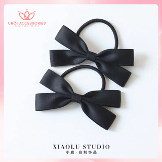 Dây Buộc Tóc Nơ 2 Tầng Xinh Xắn Đáng Yêu Chồi accessories Cho Bạn Gái Y072
