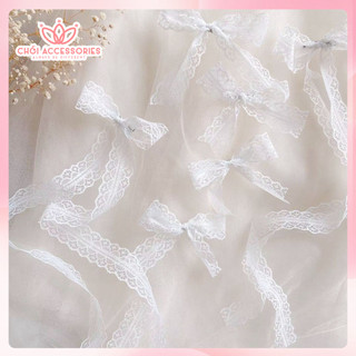 Set 2c Kẹp tóc ren công chúa xinh xắn đáng yêu Chồi accessories phong cách Hàn Quốc siêu xinh Y292