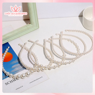 Bờm tóc ngọc phong cách tiểu thư đáng yêu Chồi accessories