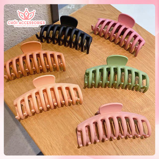 Cặp tóc nhựa bản lớn 13cm Chồi accessories, cặp tóc nữ cho tóc dày nhẹ nhàng thanh lịch - K182