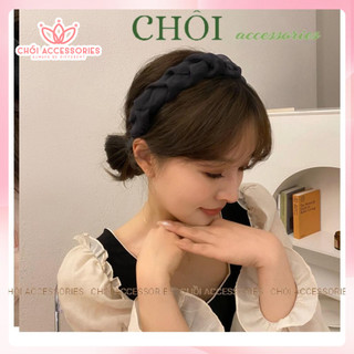 Bờm tóc tết voan mảnh thanh lịch Chồi accessories, bờm tóc voan phong cách thời trang nhiều màu Y230