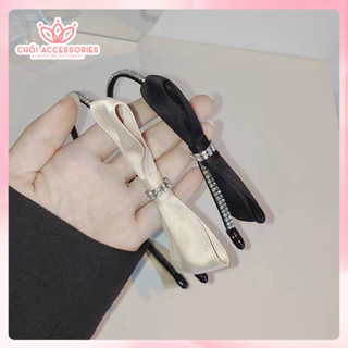 Bờm tóc nơ đính đá sáng lấy lánh sang chảnh cao cấp Chồi accessories - Y211