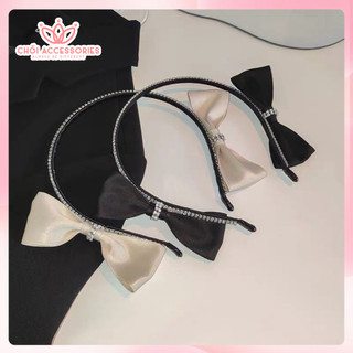 Bờm tóc nơ đính đá sáng lấy lánh sang chảnh cao cấp Chồi accessories - Y211