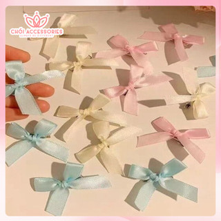 Set 6 nơ kẹp tóc nhỏ xíu xiu xinh xắn ngọt ngào K293