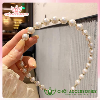 Bờm tóc nữ ,băng đô hạt trai nhân tạo kiểu mới Chồi accessories phong cách thanh lịch Y167