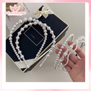 Bờm tóc nữ ,băng đô hạt trai nhân tạo kiểu mới Chồi accessories phong cách thanh lịch Y167