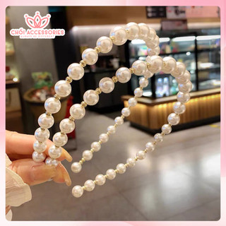 Bờm tóc nữ ,băng đô hạt trai nhân tạo kiểu mới Chồi accessories phong cách thanh lịch Y167