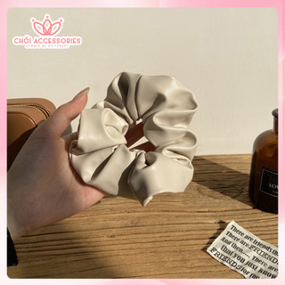 Buộc tóc nữ, scrunchies da mùa đông dày Chồi accessories phong cách cá tính K356