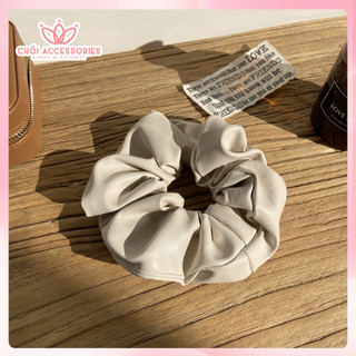 Buộc tóc nữ, scrunchies da mùa đông dày Chồi accessories phong cách cá tính K356