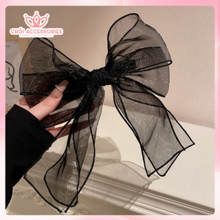 Cặp tóc nơ voan phồng, cặp tóc nữ tính Chồi accessories cho bạn gái đáng yêu tiểu thư nhẹ nhàng - Y269