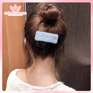 Kẹp tóc nữ, kẹp tóc lông xinh xắn dễ thương Chồi accessories cho bé gái K266