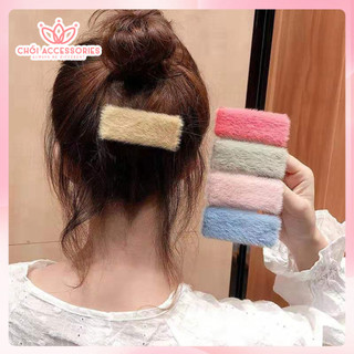 Kẹp tóc nữ, kẹp tóc lông xinh xắn dễ thương Chồi accessories cho bé gái K266
