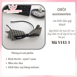 Bờm Tóc Thắt Nơ Chồi accessories Phong Cách Dễ Thương Cho Bạn Nữ Y145
