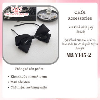 Bờm Tóc Thắt Nơ Chồi accessories Phong Cách Dễ Thương Cho Bạn Nữ Y145