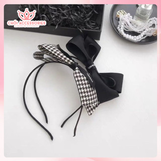 Bờm Tóc Thắt Nơ Chồi accessories Phong Cách Dễ Thương Cho Bạn Nữ Y145