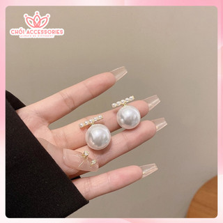 Tổng hợp các mẫu bông tai, khuyên tai hạt trai nhân tạo chốt S925 cao cấp Chồi accessories