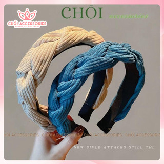 Bờm tóc tết vải nhung sang chảnh Chồi accessories, mấn tết thanh lịch dễ phối đồ - Y255