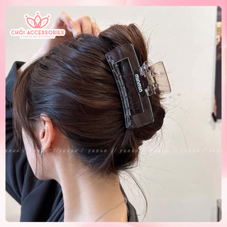 Cặp Tóc Nhựa, Kẹp Tóc Nhựa Acrylic Cỡ Lớn 13CM Chồi accessories Phong Cách Hàn Quốc Cho Nữ K192