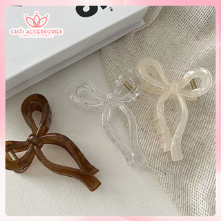 Kẹp Tóc Nhựa Hình Chiếc Nơ Chồi accessories Phong Cách Cho Bạn Nữ K020