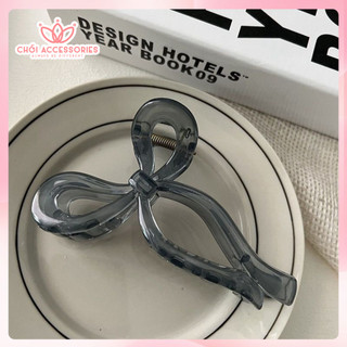 Kẹp Tóc Nhựa Hình Chiếc Nơ Chồi accessories Phong Cách Cho Bạn Nữ K020