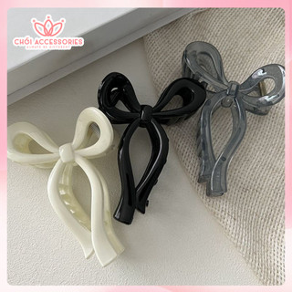 Kẹp Tóc Nhựa Hình Chiếc Nơ Chồi accessories Phong Cách Cho Bạn Nữ K020