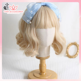 Bờm Tóc Voan 3 Tầng Lolita Chồi accessories Phong Cách Tiểu Thư Cho Bạn Nữ L033