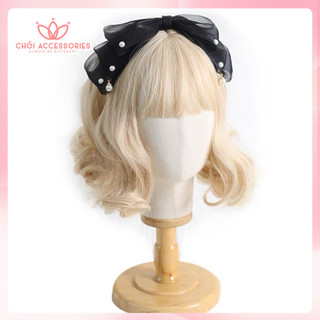 Bờm Tóc Voan 3 Tầng Lolita Chồi accessories Phong Cách Tiểu Thư Cho Bạn Nữ L033