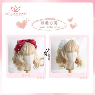 Bờm Tóc Voan 3 Tầng Lolita Chồi accessories Phong Cách Tiểu Thư Cho Bạn Nữ L033