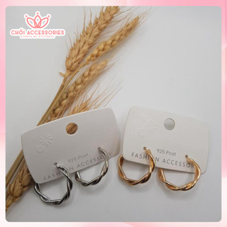Khuyên Tai Tròn Chồi accessories Phong Cách Sang Trọng Cho Bạn Nữ F95