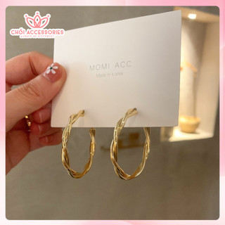 Khuyên Tai Tròn Chồi accessories Phong Cách Sang Trọng Cho Bạn Nữ F95
