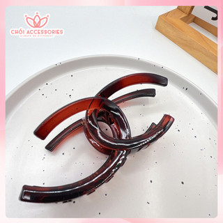 Cặp tóc nữ 13cm, kẹp tóc nữ Chồi accessories nhựa sang chảnh nhiều màu cao cấp  K095