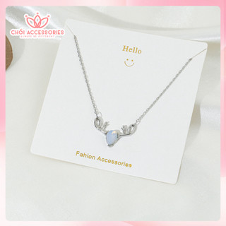 Tổng hợp dây chuyền dáng mảnh, vòng cổ nhỏ đáng yêu Chồi accessories B43