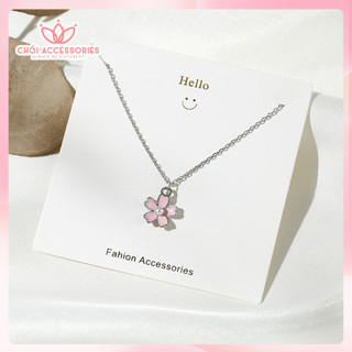 Tổng hợp dây chuyền dáng mảnh, vòng cổ nhỏ đáng yêu Chồi accessories B43