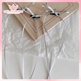 Set 3 kẹp tóc nơ rủ dài thanh lich cho bạn gái, set nơ Chồi accessories cho các nàng Y045