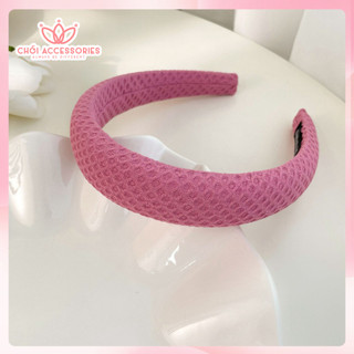 Bờm Tóc Vải Hàn Quốc Bản To Nhiều Màu, Cài Tóc Chồi accessories Hàn Quốc Đáng Yêu Cho Nữ