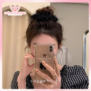 Dây Buộc Tóc Scrunchies Rủ Ánh Nhũ Chồi accessories Phong Cách Hàn Quốc Cho Bạn Gái K160
