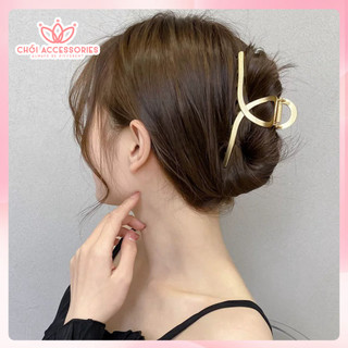 Cặp tóc chéo kim loại màu vàng cao cấp nhiều mẫu, nhiều kiểu dáng lựa chọn Chồi accessories - K288