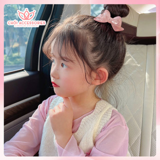 Buộc tóc cho bé gái, buộc tóc nơ ánh nhũ đáng yêu màu kẹo ngọt Chồi accessories cho bạn gái K154